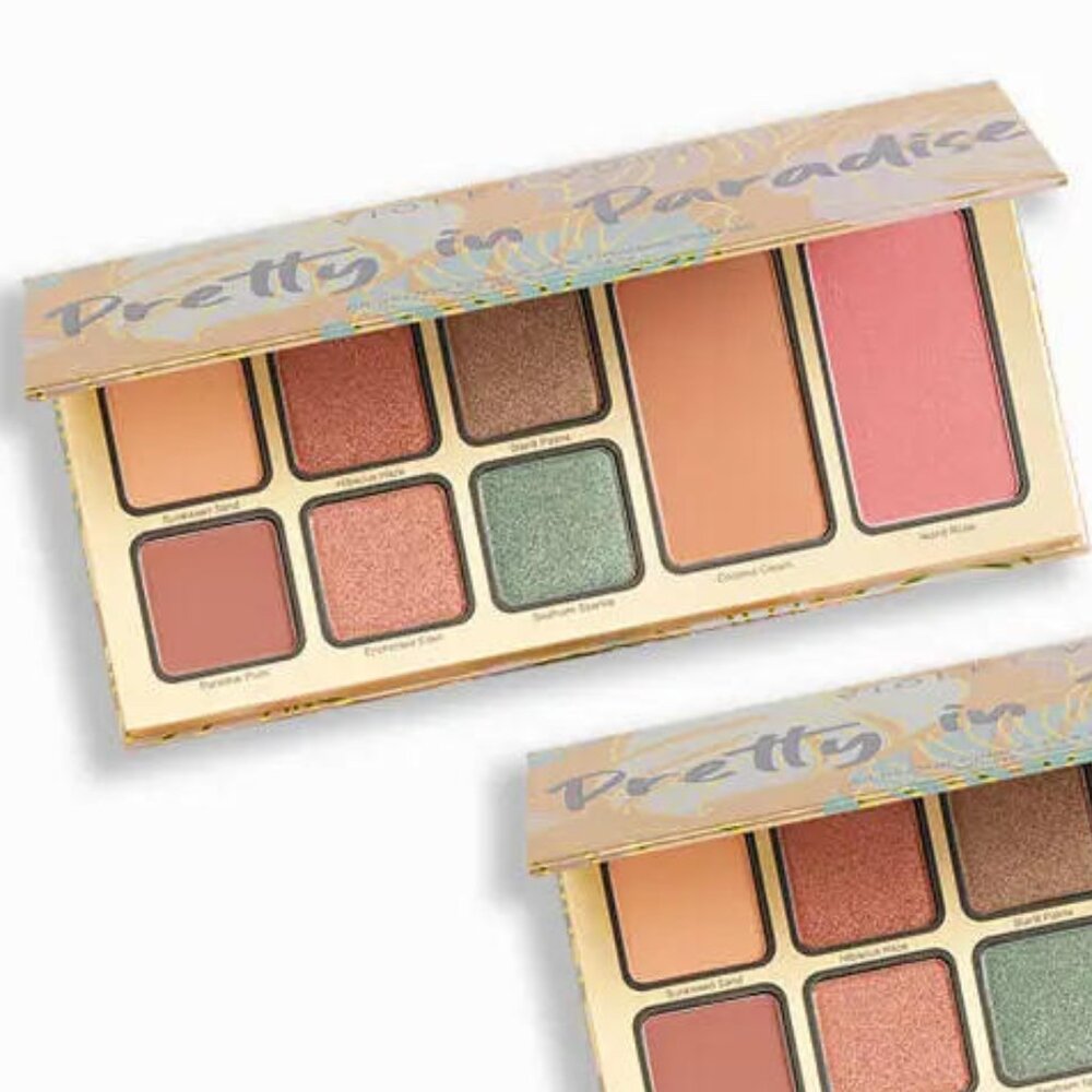 NWT VIOLET VOSS  Pretty in Paradise All in One Face Eye Shadow Palette